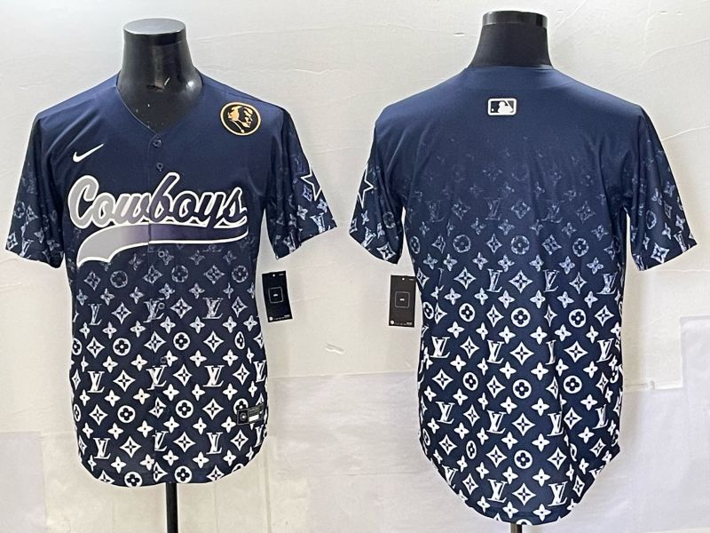 Men 2025 Dallas Cowboys Blank Drak Blue Nike Limited NFL Jersey 02->dallas cowboys->NFL Jersey